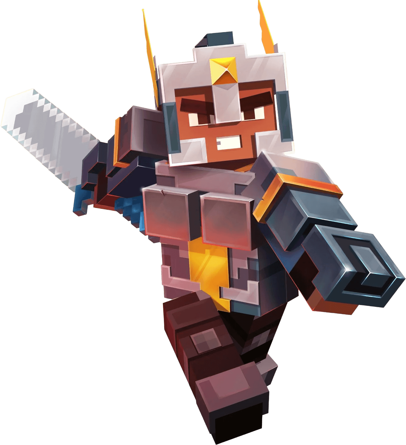 Minecraft warrior character
